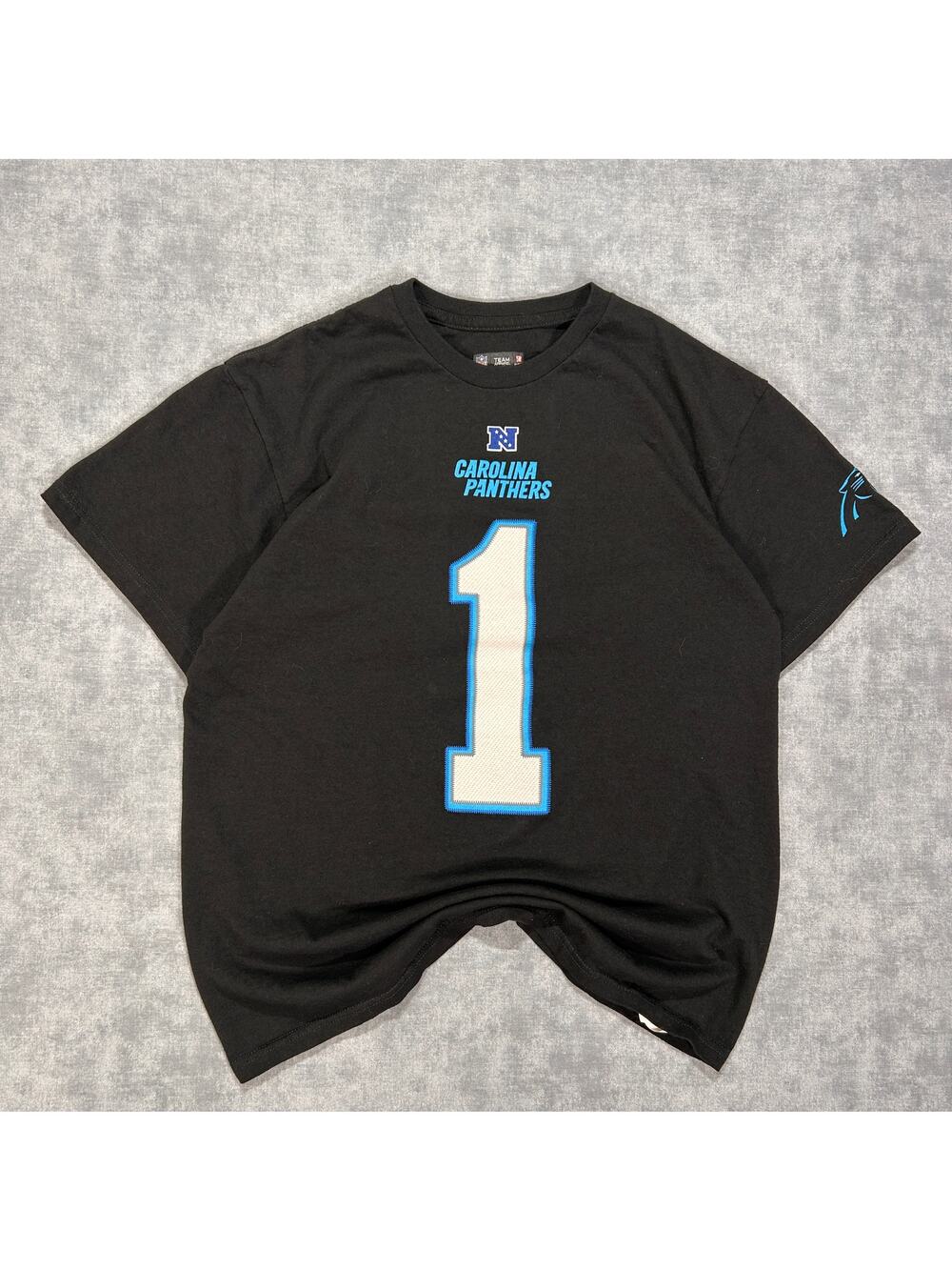 NFL Carolina Panthers Cam Newton #1 sportswear streetwear tshirt jersey mens M